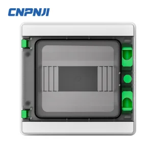 CE IP66 Outdoor Waterproof Ha-8way Electrical Power Plastic MCB Junction Distribution Box Solar Combiner Boxes