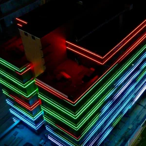 WS2811 RGB Led Tube for Club Disco Led Light Waterproof Facade Building DMX Led bar Light