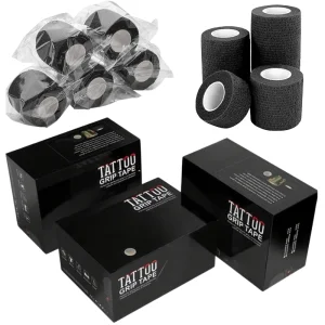 Latex-Free Elastic Self Adhesive Tattoo Grip Cover Wrap Tattoo Grip Tape for Machine Hygiene Pen