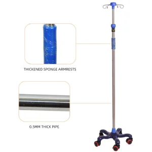 Thickened Stainless Steel Mobile Infusion Rack