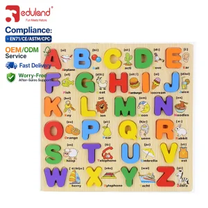 EDULAND Montessori ABC Puzzle