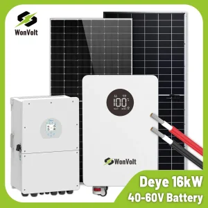 Wonvolt Residential 10kw Solar Energy System 15kw 20kw Solar Power System for Home