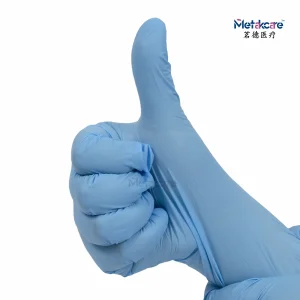 صالون تاتو للشعر يستخدم قفازات نيتريل سوداء disposable خالية من البودرة قفازات أمان قفازات فحص طبية نيتريل