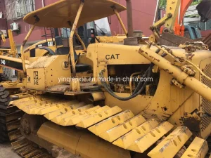 Bulldozer usado con zapato de pista de pantano, Bulldozer Caterpillar D4e usado en venta