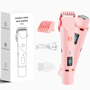 Duofu CT16 Depilador Elétrico de Dupla Cabeça para Mulheres Corpo da Bikini Facial 7000 Rpm