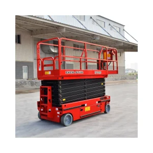 Electric Fruit Picking Vehicle Crawler Scissor Lift Table Platform