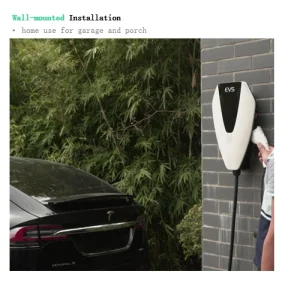 Anhui Evs Manufacturer Commercial APP Smart Control Wallbox Mode 3 32A 7kw Mobile Home AC Electric Vehicle EV Car Wall Charger