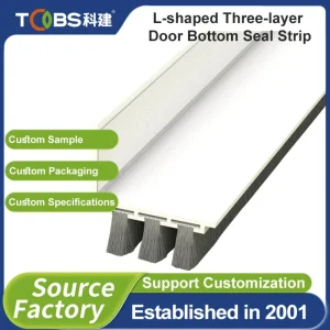 Extra Wide Triple Layer PVC Gap Sealing Door Sweep