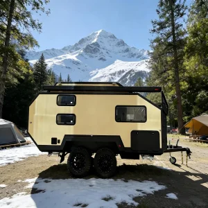 Adventure-Ready 15FT off-Road Camper with Comfortable Bunk Beds