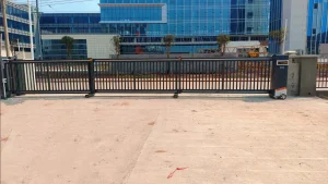 Automatic Aluminium Sliding Telescopic Gate with Modern Design