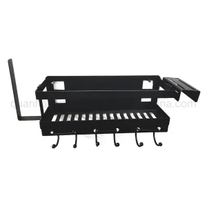 Wall-Mounted Kitchen Storage Rack Practical Spice Storage Stand for Home