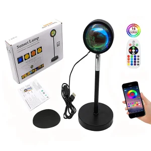 Rainbow Seven-Color Projection Lamp