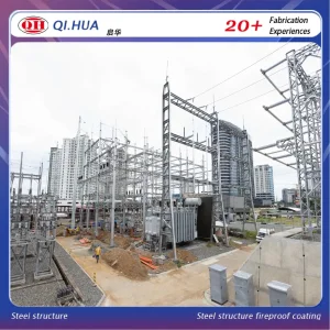 Durable Large-Scale Tubular Steel Structure for Industrial Power Submission