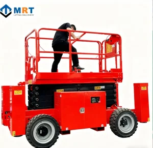 Hydraulic Rough Terrain Lift with Solid off-Road Tires Self Propelled Lift