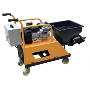 Electric diesel Cement Plastering Machine