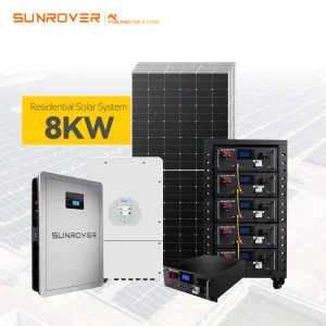 Complete Residential Solar Energy System 8kw 10kw with Lithium Battery Storage