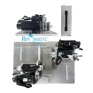 Máquina de soldadura ultrasónica de calidad buena con cuerno rotatorio ultrasónico para tratamiento médico