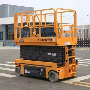High Quality Electric Scissor Lifts Xg1212HD 12m High Mobile Elevated Scissor Lifts Aerial Work Platform