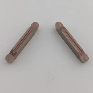 Ergn300 N123h2-0500-RO 0300 0400 Solid Carbide Grooving Insert Profiling Interchangeable Plate Coated Tip Super Alloy Finishing Process