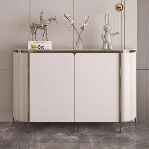 Bedroom/Living Room Buffet Entryway Hallway Side Storage Table White Sideboard