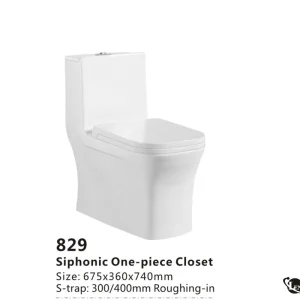 Bathroom Ceramics Sanitary Wares Dual Flushing System with Toilet 829-3