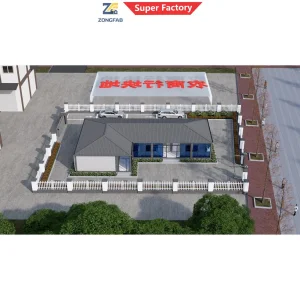 Alojamiento residencial de acero pequeño