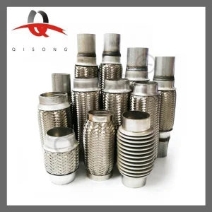 [Qisong] High Quality Auto Parts Qiauts Exhaust Flexible Pipes Corrugated Pipes