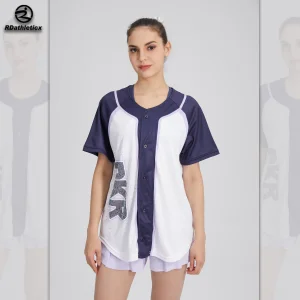 Wholesale Oem Sublimation Plain Blank Baseball Jersey T Shirt Custom Baseball Jerseys for Women