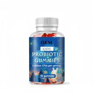 Sugar Free Pectin Gummy Fiber Senna Extract Gummies Candy Promote Digestion Probiotics Gummy for Kids