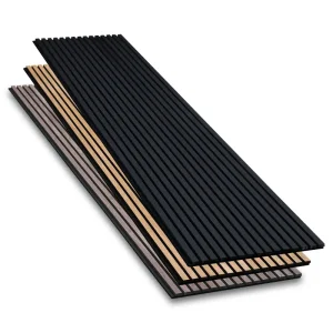 Hot Sale Cheap Low Price High Quality 2400*600*21mm Soundproof Walnut Wood Slat Acoustic Panel for Hotel