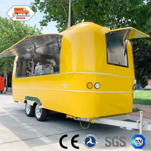 Street Food Carts Mobile Pizza Truck Food Truck Ice Cream Cart Food Van Fully Equipped