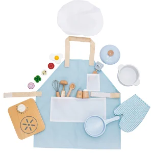 Real Cooking Set for Kids Mini Simulation Wooden Play House Toy