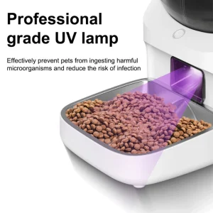 Rechargeable Battery Safety 5L Pet Feeder for Ios Android Users