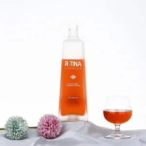 Custom New Design 375ml 500ml 700ml 750ml Frosted Vodka Liquor Gin Rum Tequila Whisky Alcohol Spirit Glass Bottle with Cork