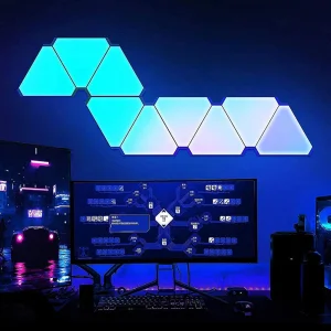 Modern White Triangle Panels