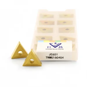Jvchang TNMG160404 TNMG160408 TNMG160412 Triangle Full CNC Turning Inserts Tialn Coated Carbide Inserts High Wear Resistance
