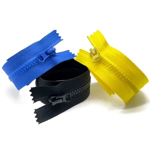 Multi-Color Resin Zipper