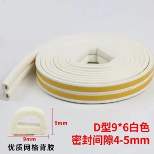 Self-Adhesive EPDM Foam Car Weather Strip Door Seal Rubber Strip