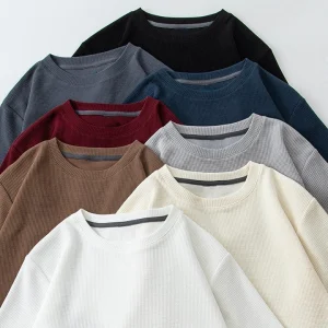 Men's Waffle Knit Short Sleeve