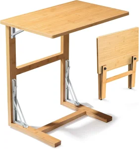 Mesa de Computador Portátil de Bambu