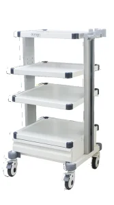 Ouman Mobile Metal Trolley for Endoscopy Surgical Instruments