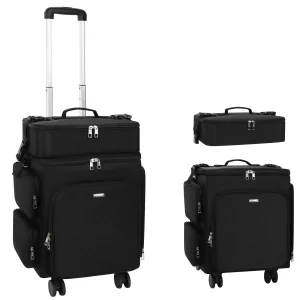 Relavel 2 in 1 Rolling Makeup Case
