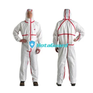 Clothing Protection Microporous Coverall Hot Sale Safety Clothing Fast Delivery Disposable Protection Coverall 45g Microporous