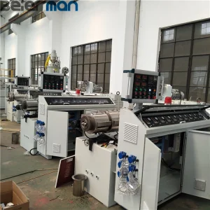 PE PVC CPVC UPVC MPVC Raw Material Sjsz50/105 Model Sjsz55/110 Double Screw Extruder Plastic Pipe/Profile/Pellets Twin Screw Extrusion Machine
