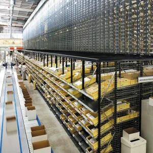 High Efficiency Durable Heavy Duty Adjustable 5-Layer Carton Gravity Flow Rack CE Certified Smooth for Distribution Centers