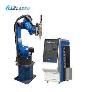 Laser 3D Cutting Robot Fiber Laser Head Precise Metal Machine