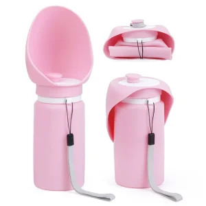 Portable Foldable Silicone Dog Water Bottle Travel Pet Cup