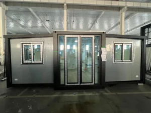 Casa Contêiner Dobrável Expandável Portátil Pré-fabricada em Aço Pronta para Envio Para Viver, Escritório ou Habitação Temporária