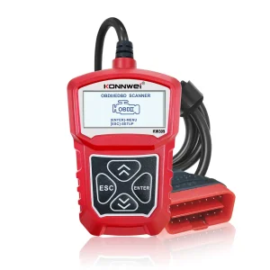 Konnwei Kw309 OBD2 Scanner - Automotive Diagnostic Tool, Red