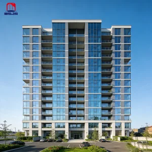 Modern Design Steel Structure Apartment Building Multi Storey Steel Structure Apartment Building Prefab Hotel Dormitory Building